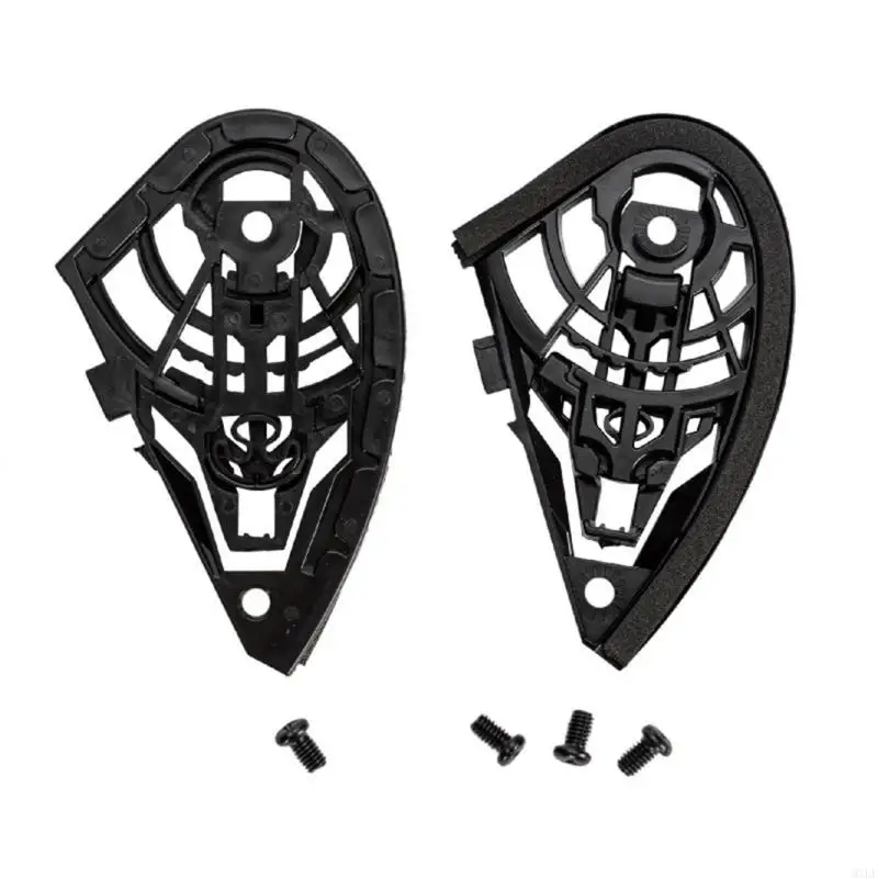 

1 Pair Motorcycle Helmets Visors Base Plate with Screw Face Shield Visors Base