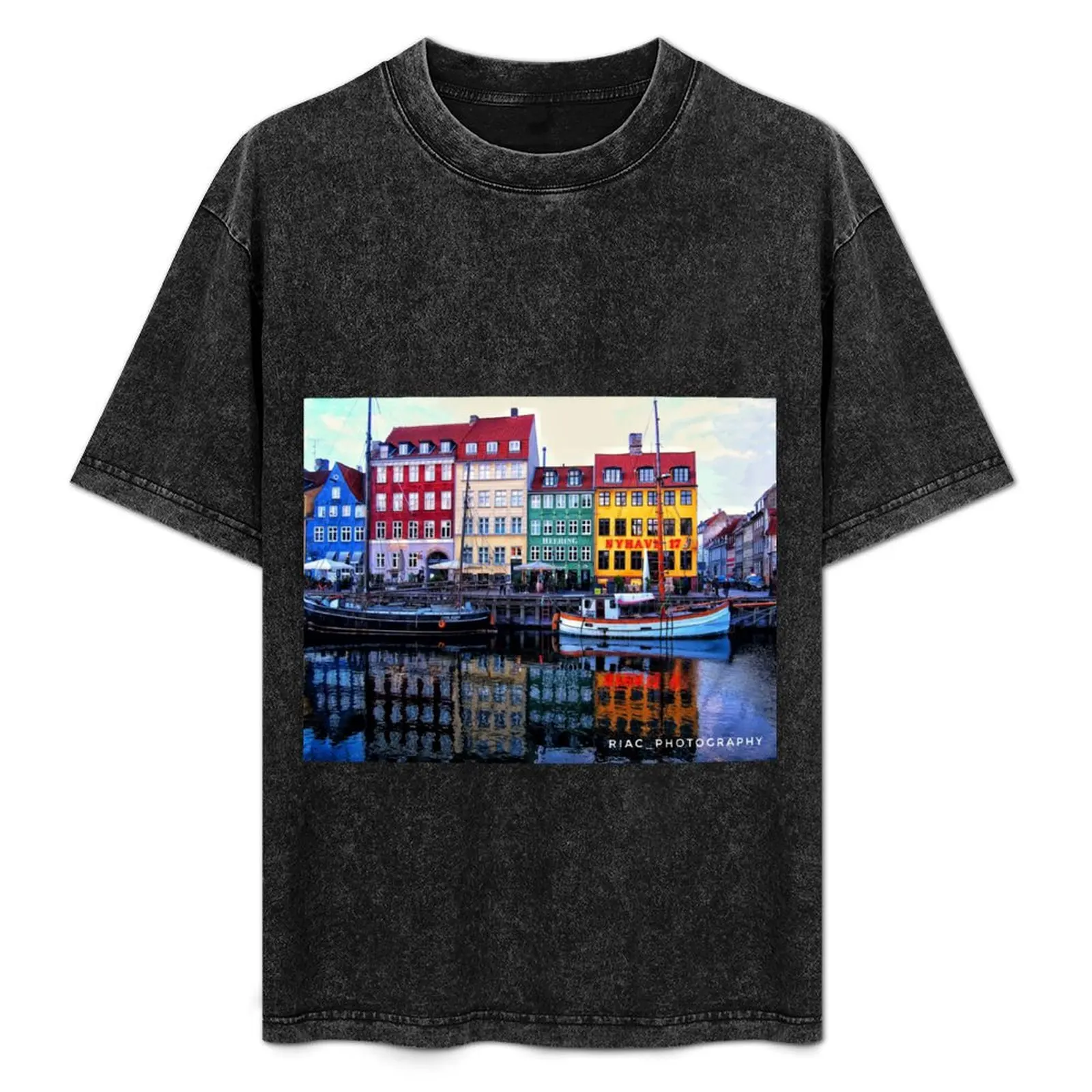 

Nyhavn, Copenhagen T-Shirt t shirts for man graphic funny t shirts for man cotton anime tshirt cotton t shirt pack T-Shirt