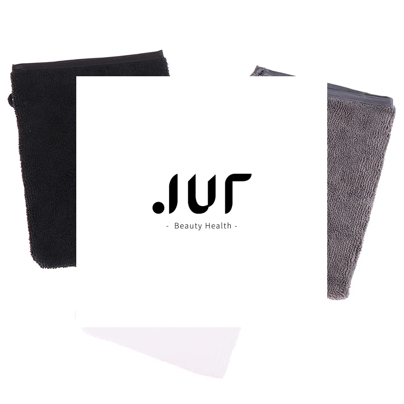 Rękawica do demakijażu wielokrotnego użytku z miękkiego mikrofibra, do głębokiego oczyszczania twarzy, wysokiej jakości, wytrzymałe materiały, łatwa w użyciu.