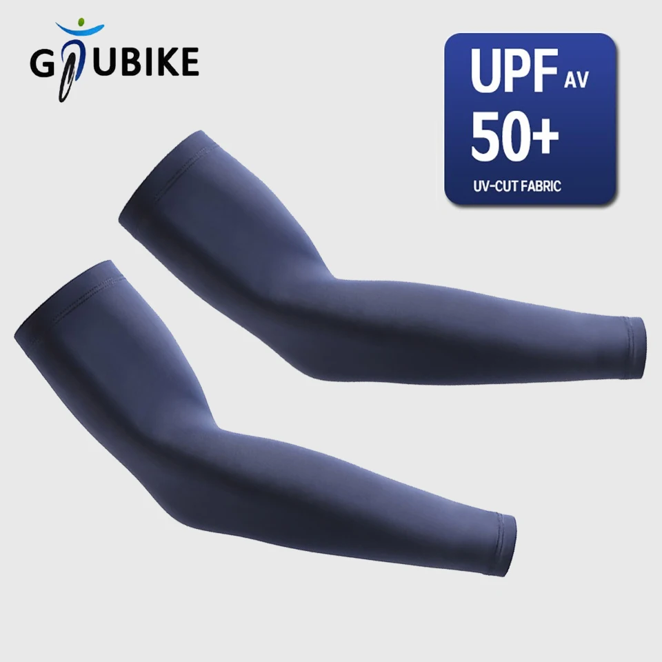 GTUBIKE Armstulpen Atmungsaktiv Schnelltrocknend UV-Schutz Radsport-Sportarmstulpen Eisstoff Sonnenschutz Sportbekleidung Fitness-Armstulpen
