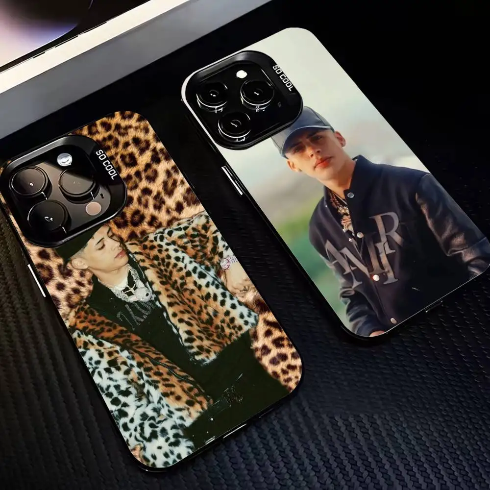 

Rapper C-Cris MJ C-chileanes Phone Case For iPhone 17,16,15,14,13,12,11 Plus,Pro Max,XS,Colorful Silver Black Cover