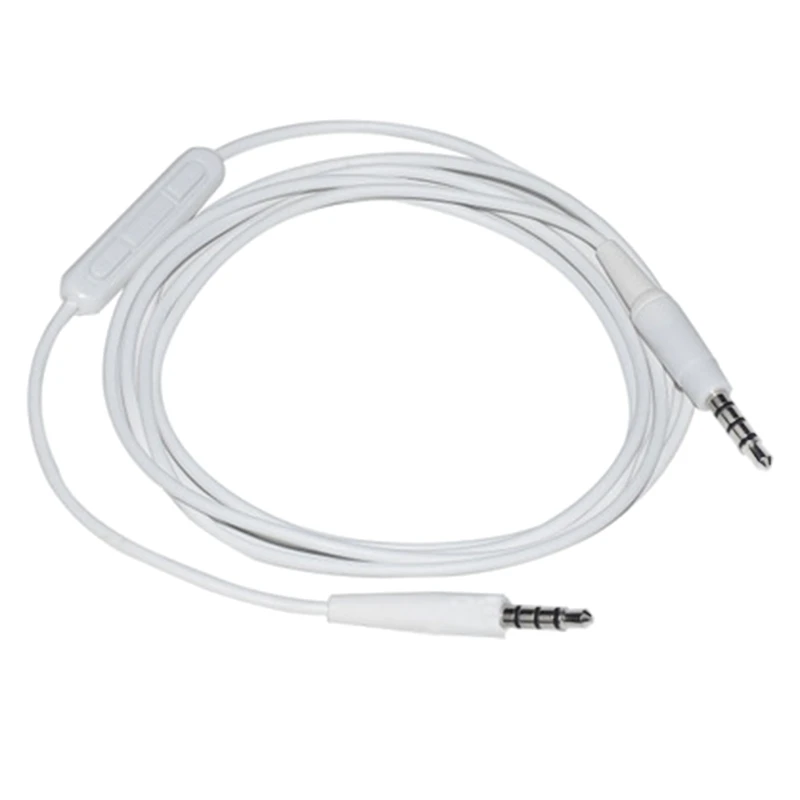 Mic & controle de volume cabo de fone de ouvido para bose qc35 qc25 oe2 soundtrue soundlink fone de ouvido 2.5mm a 3.5mm aux cabos cabo