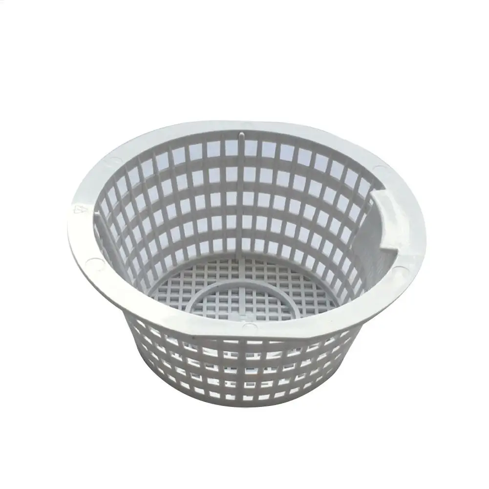 Cesta para espumadera de piscina, cesta de repuesto para piscina con asa, cesta para espumadera, cesta de filtro para espumadera de piscina de repuesto para hojas de desechos