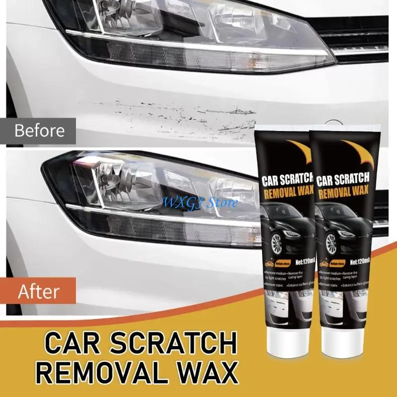 37JE Auto Scratch Repair 120 Tube with Cloth and Sponge Applicator