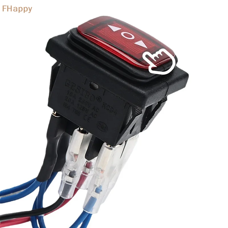 

Reverse Switch Waterproof Toggle Switch With Wire 6-pin 3-position Control Motor Switch Durable Power Supply
