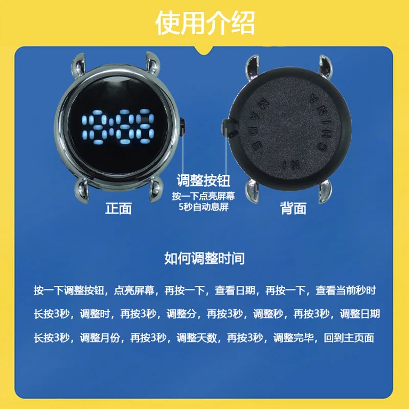 2024New นักเรียนนาฬิกาอิเล็กทรอนิกส์รูปแบบการ์ตูนของขวัญนาฬิกาโรงงานของขวัญนาฬิกาเด็กนาฬิกาเด็ก