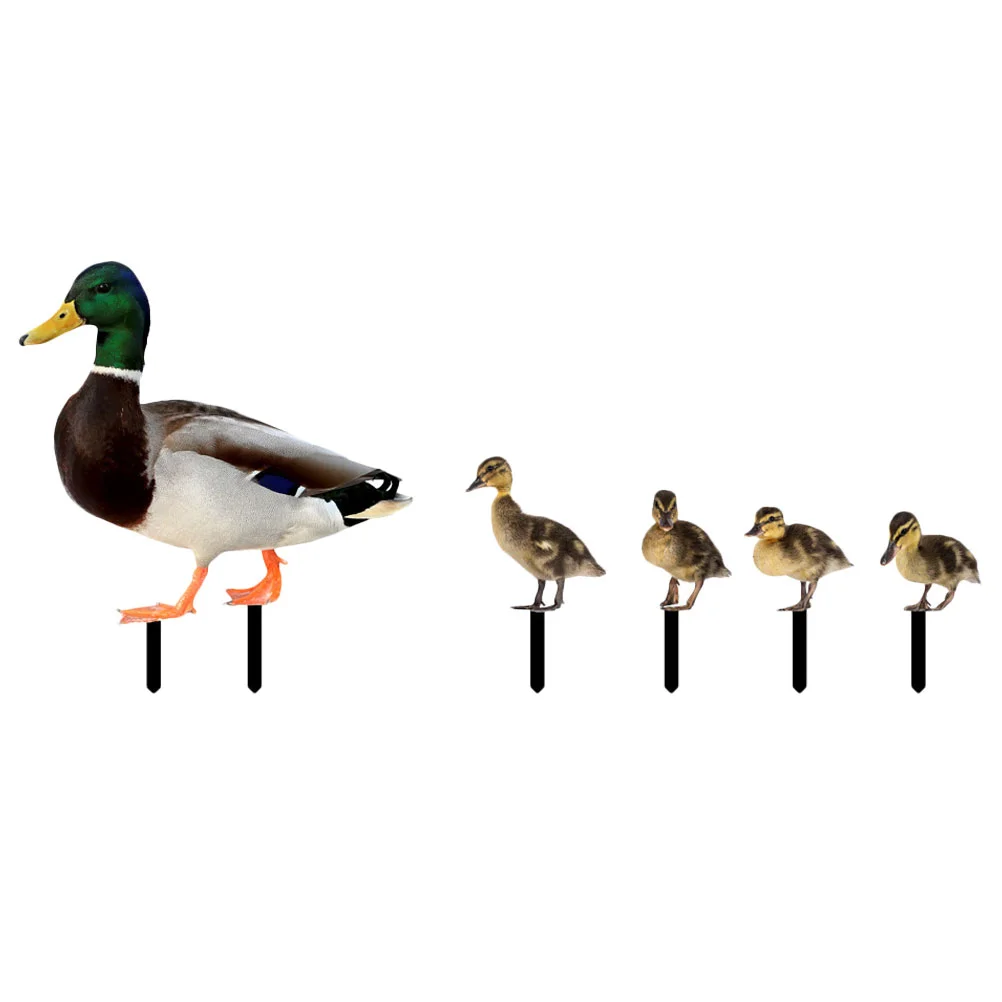 Goose Garden Decoration Insert Animal Yard Sign The Interesting Ground Inserted Stake Ducks