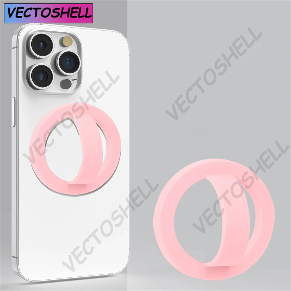 

Магнитный держатель для телефона из жидкого силикона с удобным круговым захватом для MagSafe, аксессуар для iPhone 16