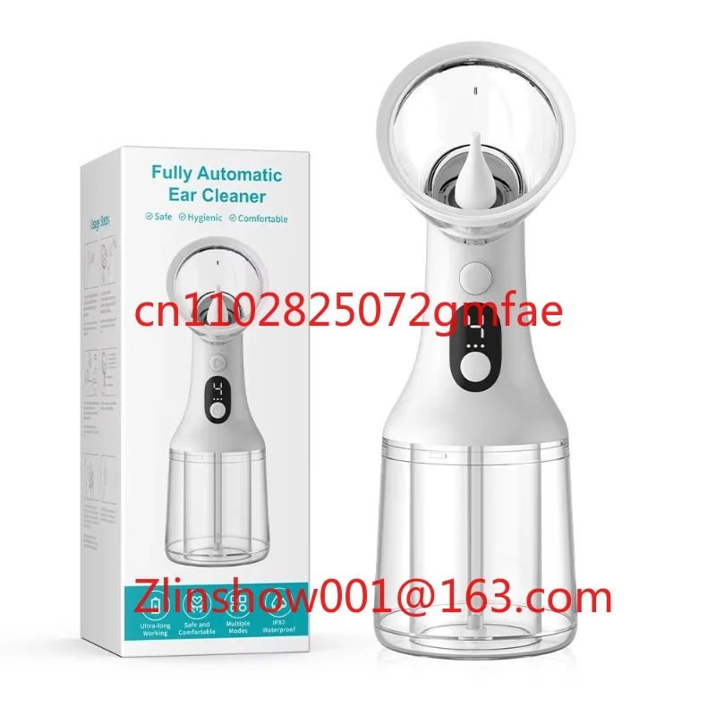 Latest Portable Ear Wax Removal Kit Powered Lug Washer Electric Smart Water Wash Ear Canal Cleaner Set Kit Ear Wax Removal Tool
