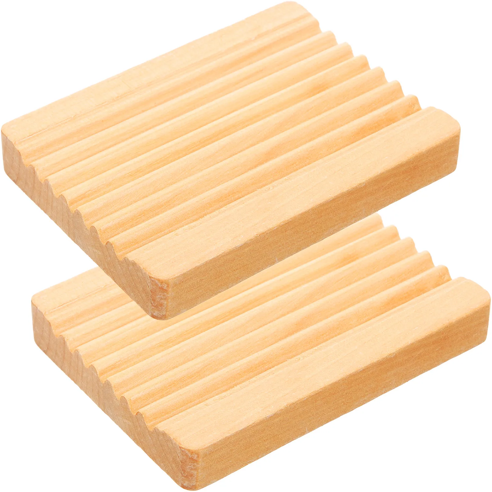 1Set Bamboo Soap Saver Holder Fine Crafted Light Weight Soap Box with Efficient Drain System for Bathroom Kitchen Shower Travel