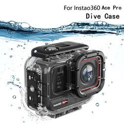 Dive Case for Insta360 Ace Pro 60M Waterproof Housing Protective Cover Shell for Insta360 Ace Pro Sports Camera Accessories