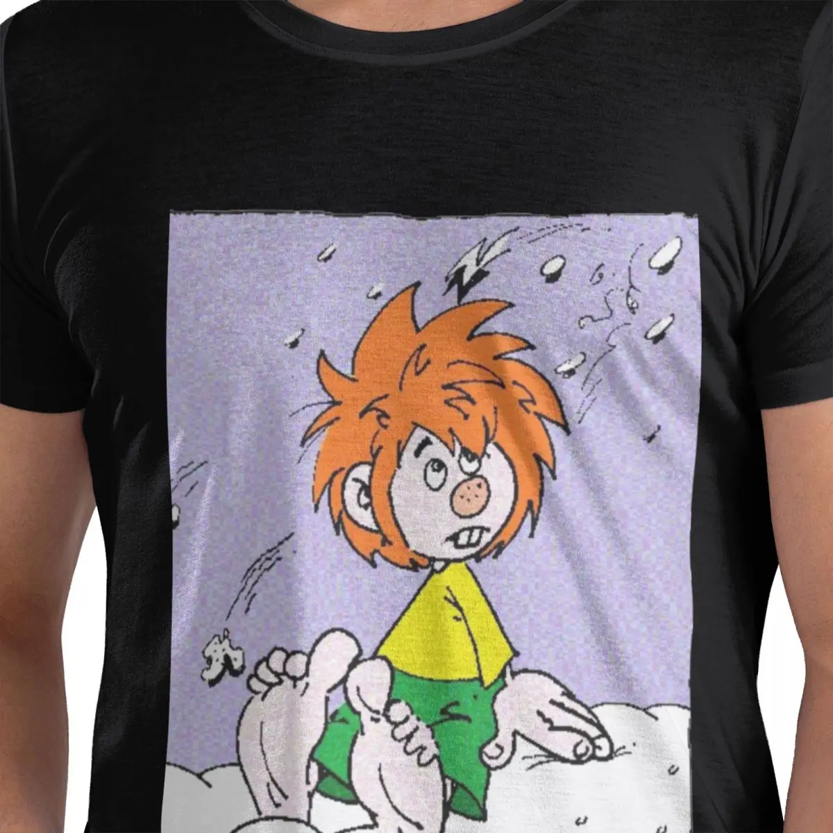 

Pumuckl Schnee 100% Cotton T-Shirt Men's Classic T Shirts Men O-Neck Short Sleeve S-6XL