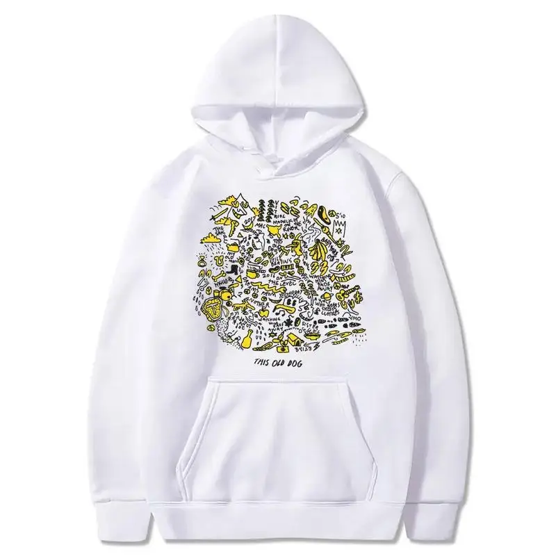 Cantante Mac Demarco este viejo álbum de perros estampado gráfico Sudadera con capucha moda sudadera Hip Hop Casual Unisex Otoño Invierno polar