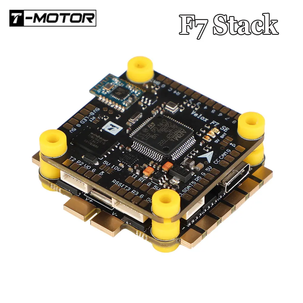 T-MOTOR F7 Stack Velox F7 SE Flight Controller FC V50A SE 6S 4in1 ESC Combo For RC FPV Freestyle Long Range Drone Quadcopter