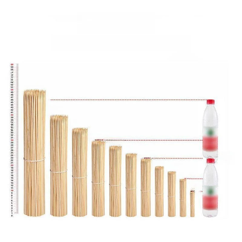 

Одноразовые бамбуковые шампуры для барбекю, коммерческого и домашнего использования, для приготовления курицы сатай, аксессуары для гриля