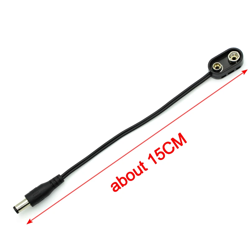 1/3/5pc 9V Battery Clip Converter Power Cable Connector Pedal Effect Male Cable 9Volt Power Supply Cable Guitar Accessories view 6