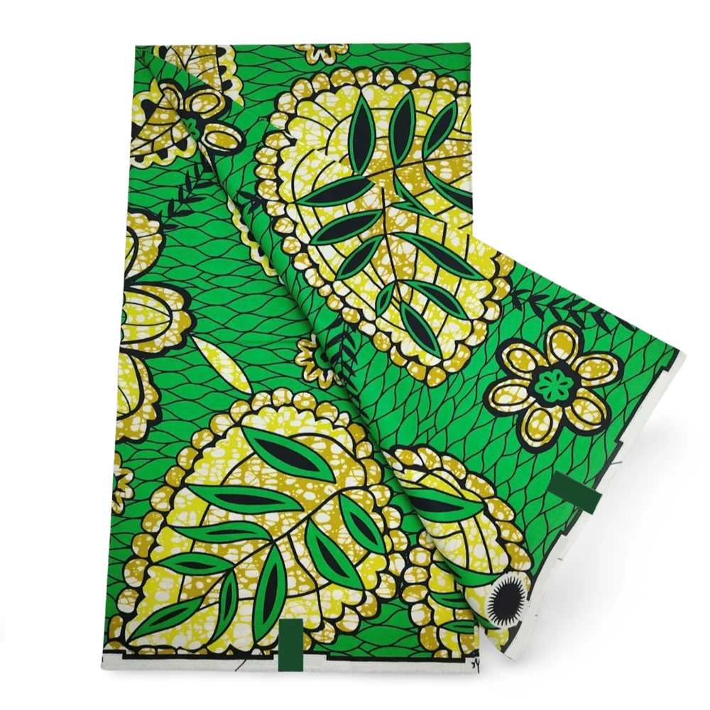 

Most Popular Veritable African Real Wax Fabric Soft Pagne Ghana Nigeria Style 100% Cotton High Quality Ankara Prints wax Fabric