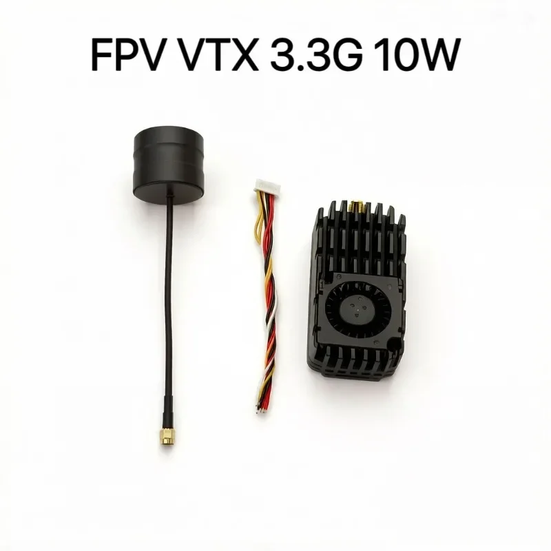 3.3g 10w drone transmitter 3.3ghz fpv vtx long-range video transmission crossing machine image transmission