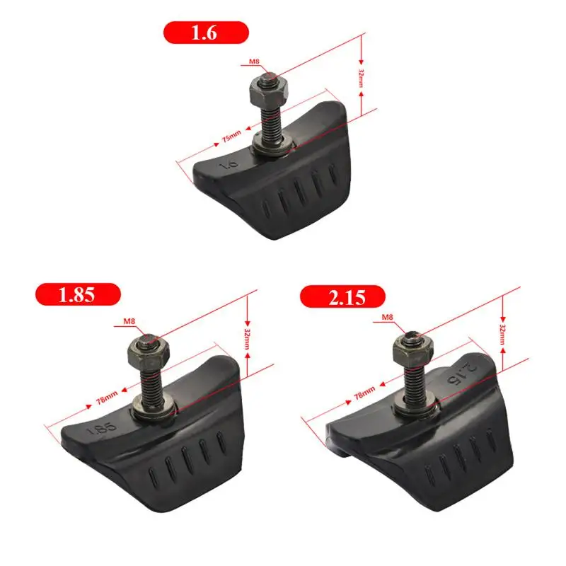 Easy Operate Motorcycle Wheel Tire Lock Anti-Theft Durable Fits 1.60'' 1.85'' 2.15'' Rims for Dirt Bike Motorbike Accessories