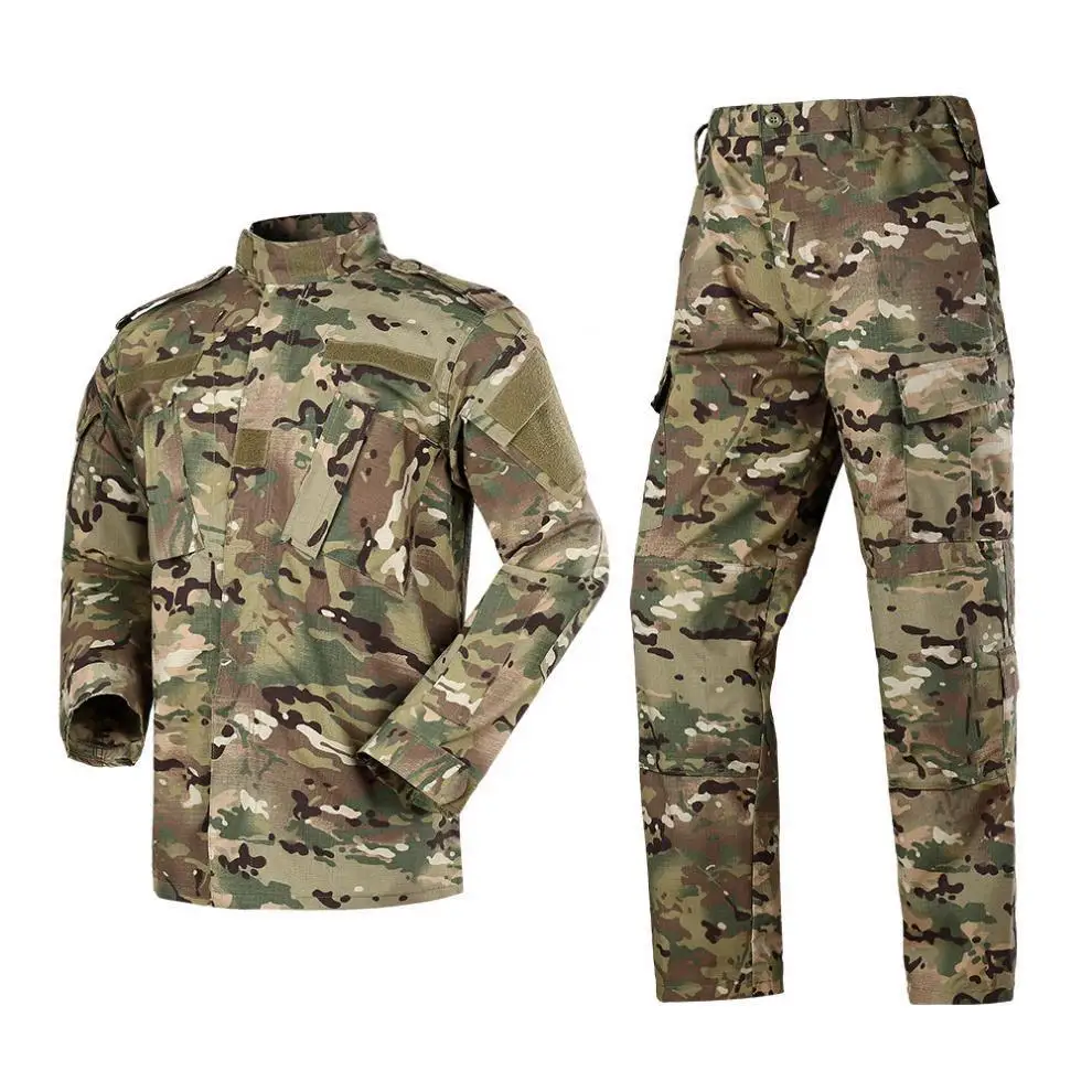 14 Colors Tactical Uniform Men CP Special Forces Combat Suit Shirt Aand Pant Set Camouflage Soldier Clothes Hunting Wear