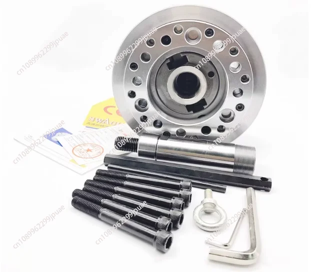 for High-Speed CNC Turning Chuck Hydraulic 8 Inch 210mm High Speed Oil Power Chuck Hollow/Through-Hole 2/3/4 Jaws