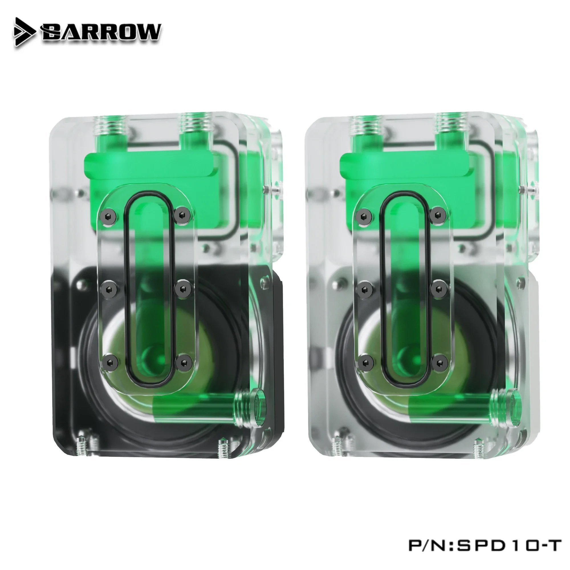 Barrow DC12V 10W PWM Water Cooler Integrated Pump Water Tank for ITX Case MINI Pump Reservoir Water Cooling System SPD10-T