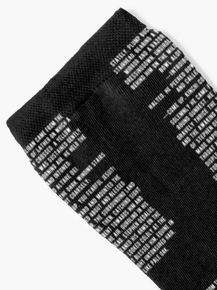 James Joyce -Ulysses - 1st Paragraph Socks heated moving stockings Socks Ladies Men's