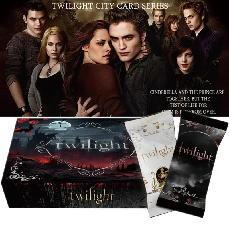 Twilight Saga Collectible Cards Bella Edward Renesmee Cullen Movie Character Cards with Bag Kids Birthday Gift Toy
