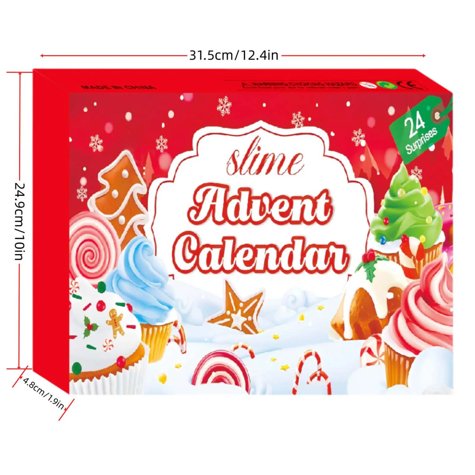 Toddler toys 12PCS Advent Calendar 2025 24 Days Of And Charms Kit Christmas Countdown Calendars Gifts For festival plaything