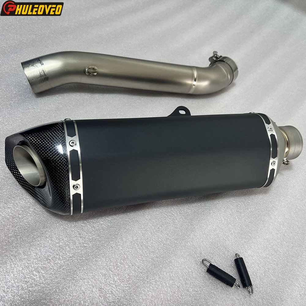 Titanium Alloy for Aprilia RSV4 1100 1100 Factory for Aprilia Tuono V4 1100 2021-2023 Motorcycle Ceramic Black Exhaust Link Pipe