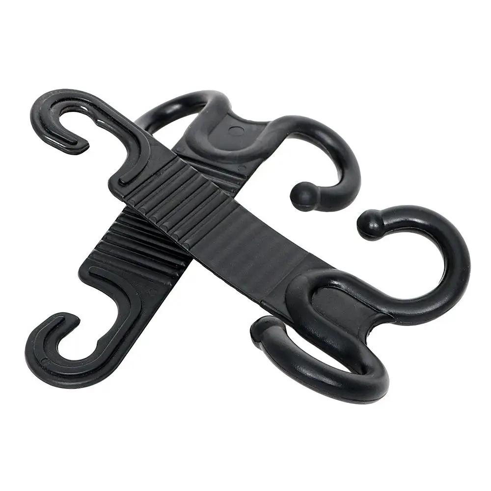 لوازم السيارات العملية غير مرئية مخلب نوع قابل للتعديل الانحناء هوك مزدوج مسند الرأس بالمقعد شماعات حقيبة كليب سيارة البضائع هوك هوك #2