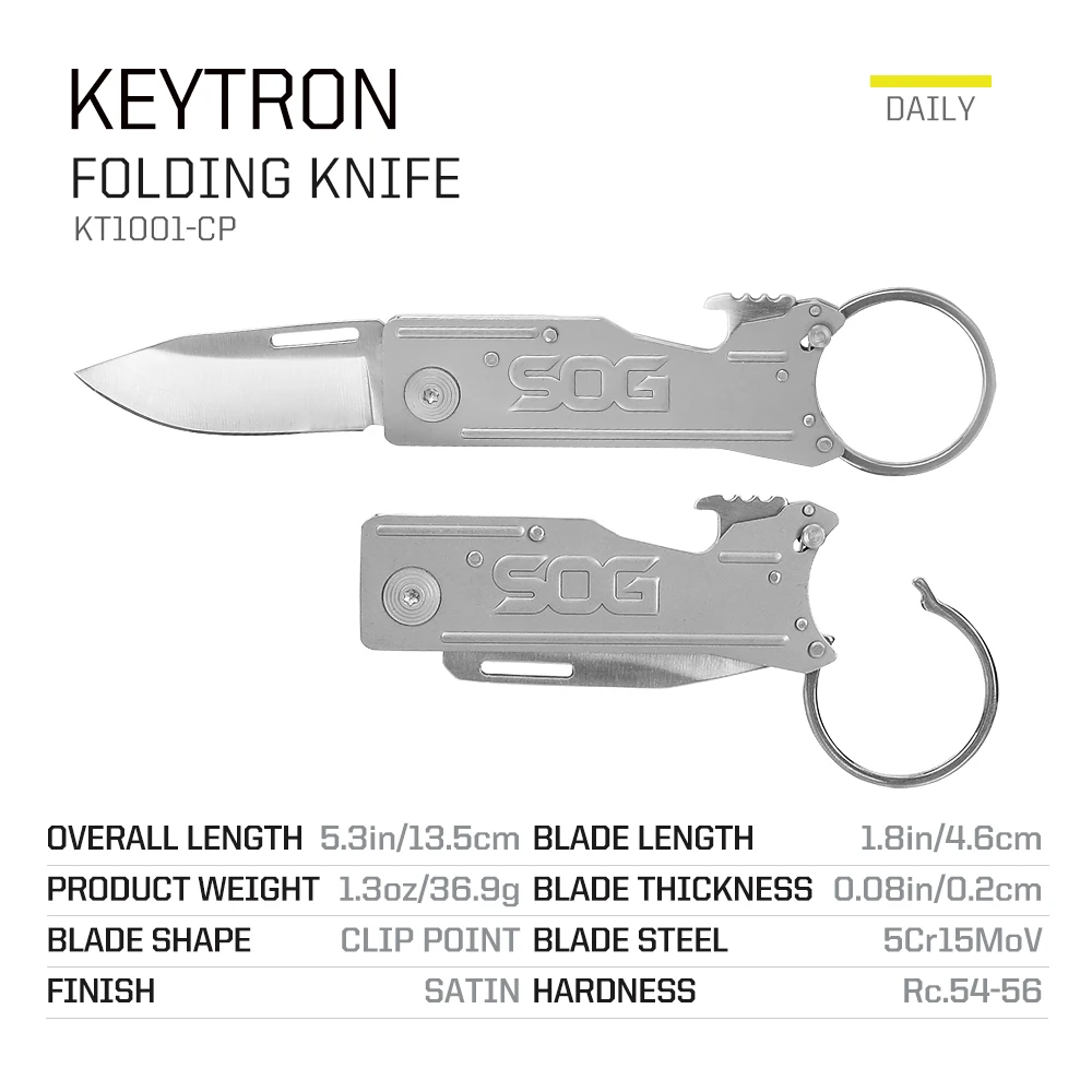 SOG Small Folding Pocket Knife 1.8