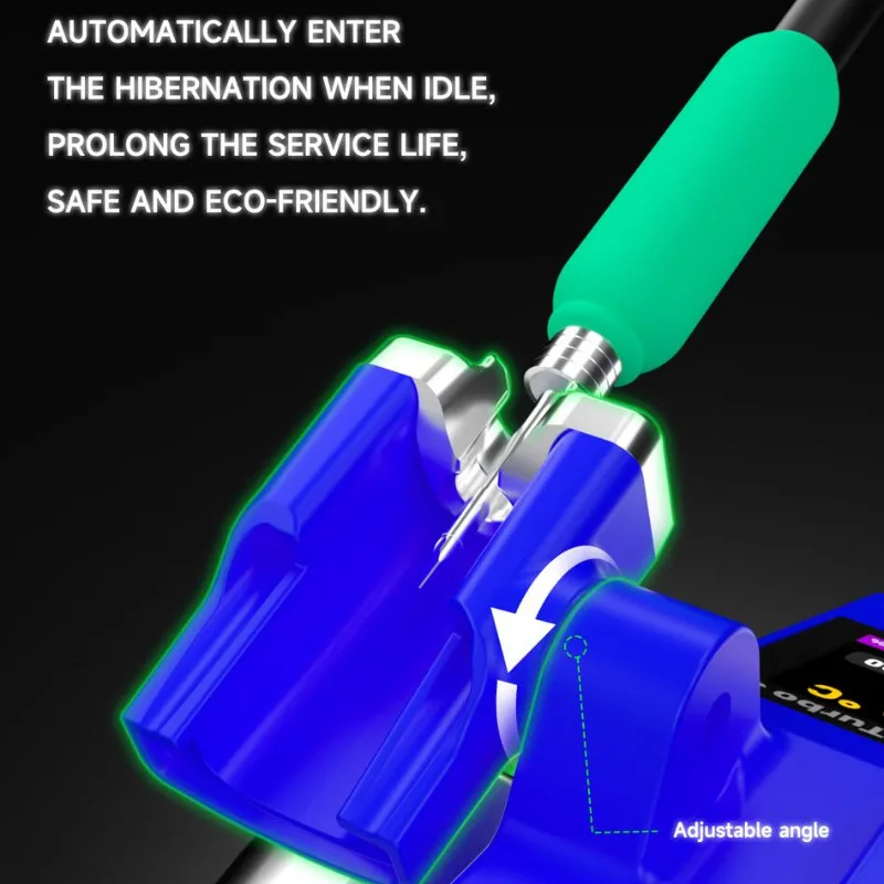 High-Efficiency Turbo 3 Soldering Station 3s Fast Heating & Rapid Tin Melting Stable Power Output for Electronics Manufacturing