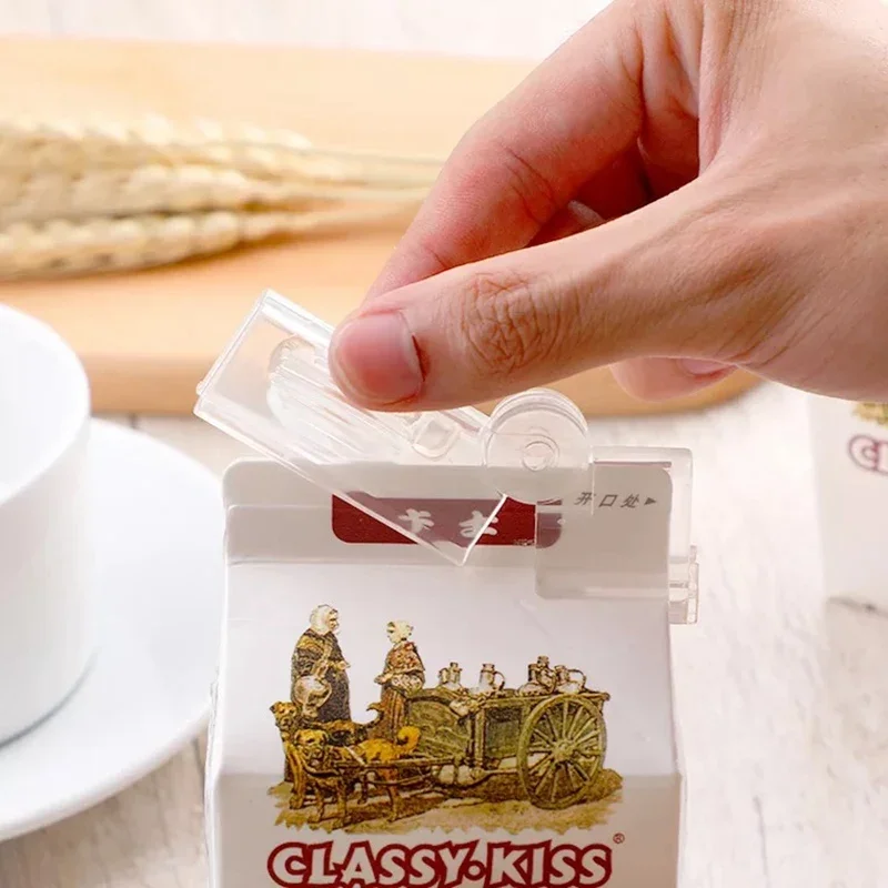 

2PCS Strong Food Sealing Clip Plastic Bag Snack Seal Clip Food Bag Milk Powder Fresh Clip Milk Seal Clip Beverage Seals Snacks