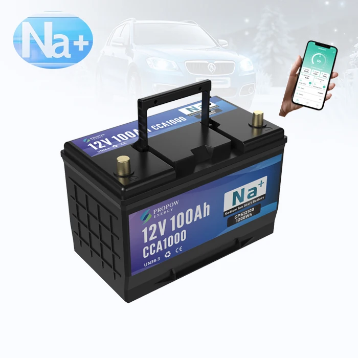 

High Discharge High Safety New Generation Starting Power 12V 60Ah 80Ah 100Ah Sodium Ion Battery For Car Truck Marine