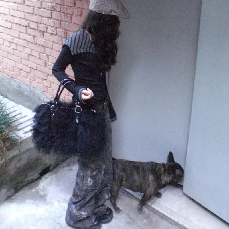 

Полосатая искусственная двухсекционная футболка с длинными рукавами, женская шляпа в стиле ретро, базовая рубашка, топ