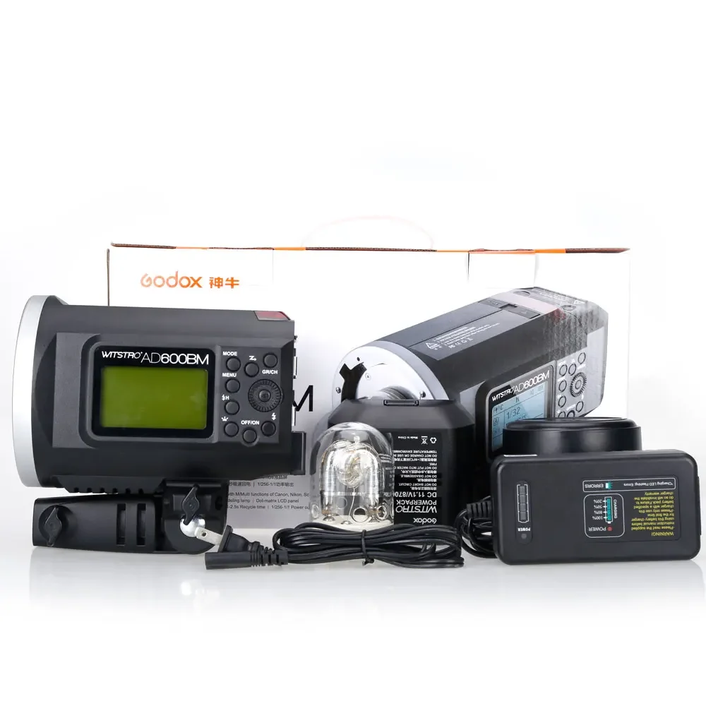 Go Dox AD600BM 600W Portable Bowens Mount HSS 1/8000s Outdoor Studio Flash with 8700mAh Li-on Battery