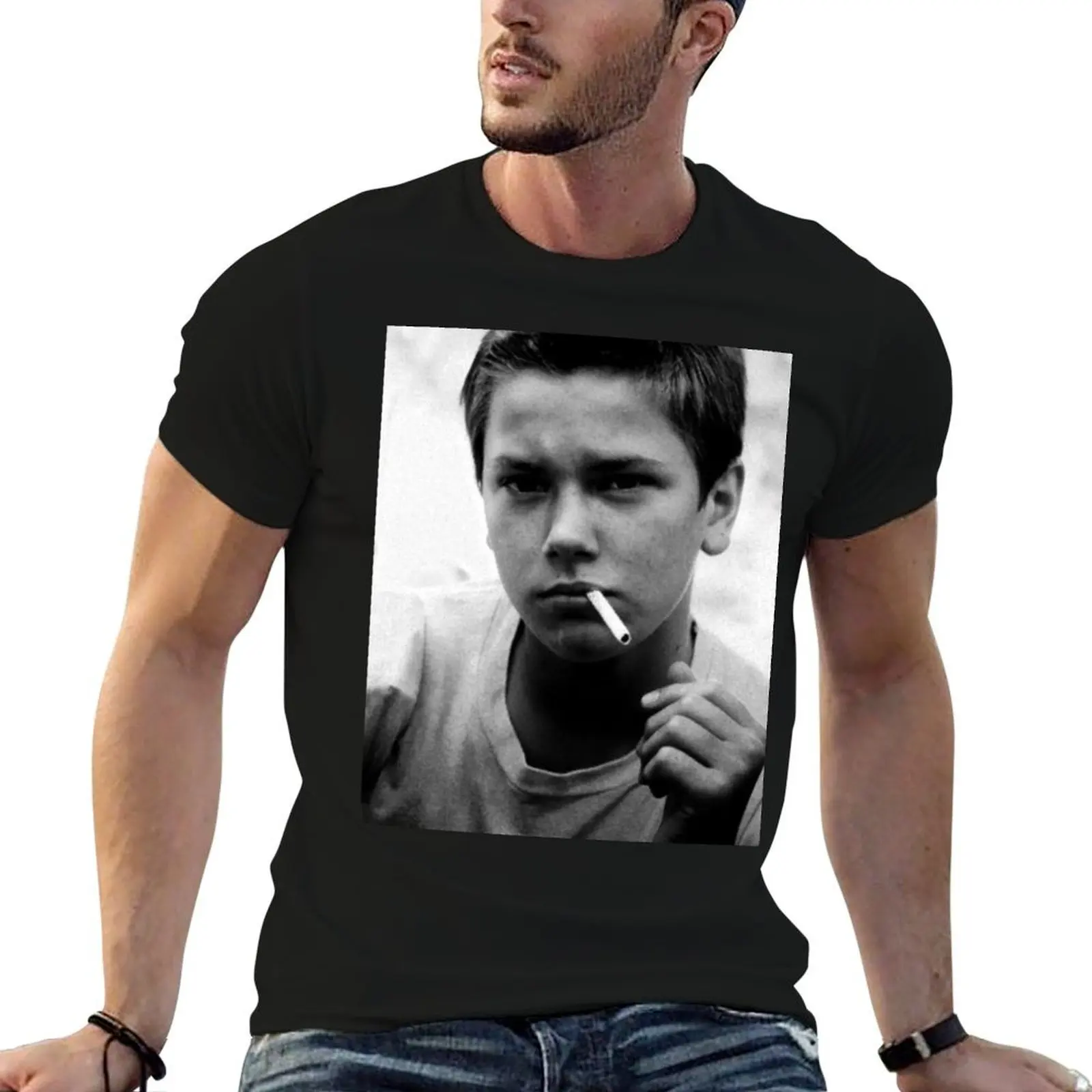 

River Phoenix (Stand By Me) T-Shirt t shirt man designer t shirts for man cotton soft t shirt for man 100 percent cotton T-shirt