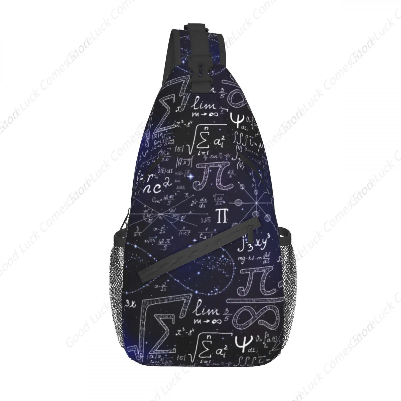 

Math Equations & Space Crossbody Bags Trendy Sling Backpack Chest Shoulder Bag Gym Cycling Travel Hiking