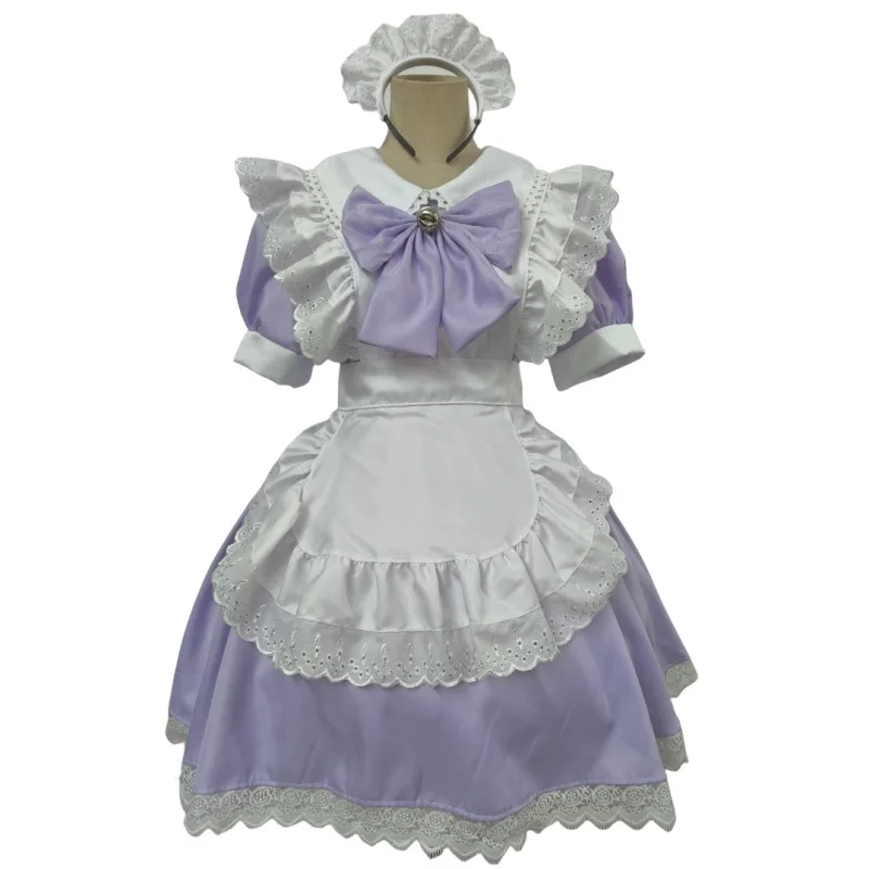 2024 New Sweet Maid Outfit Pink Lolita Cosplay Loli Maid Outfit Anime Cosplay costumi di Halloween per le donne Anime Cosplay