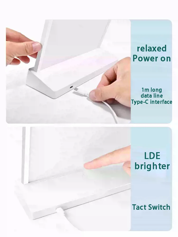 The latest LED lightbox commercial LED lamp logo advertising lighting LED poster menu display A4 customization in 2025