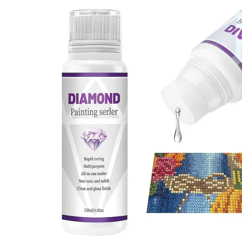 Diamonds Painting Sealer 5D DiamondPainting Glue Permanent Hold DIY Conserver Puzzle Glue Diamonds Painting Accessories