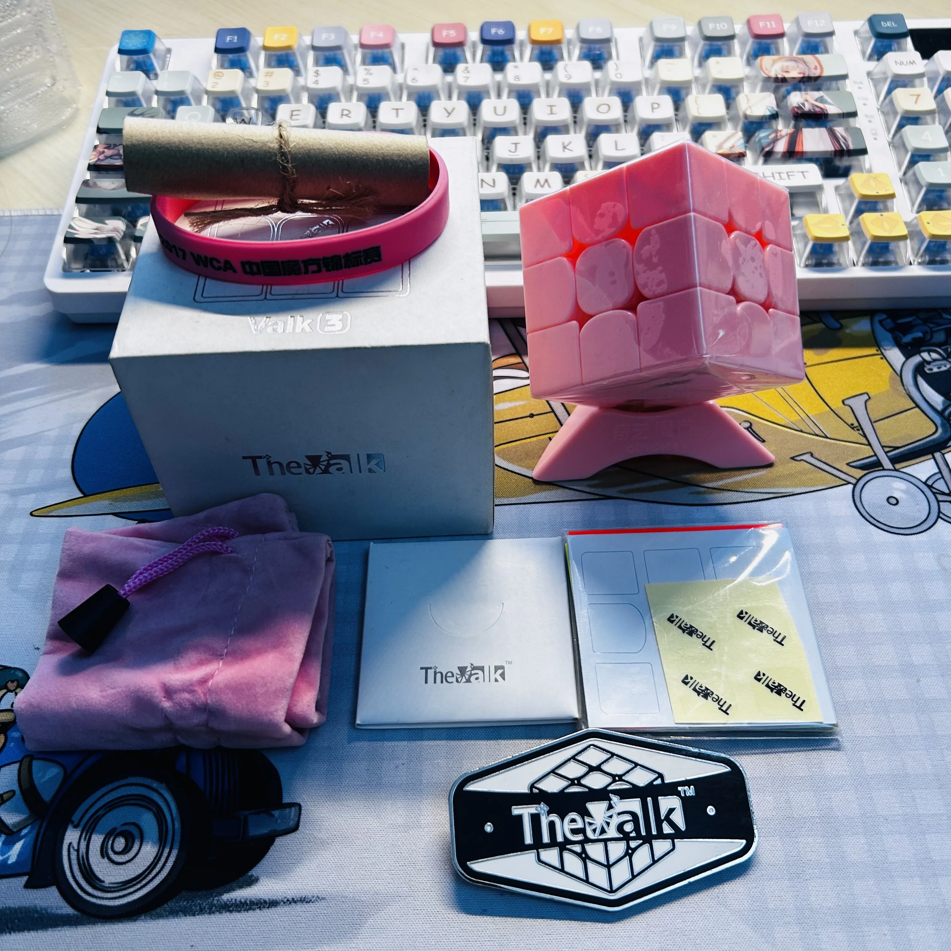 QiYi 3x3 Cube Valk3 Cube Limited Edition Cube Professional SpeedCube for Competition and Practice 3x3x3 Magic Cubo