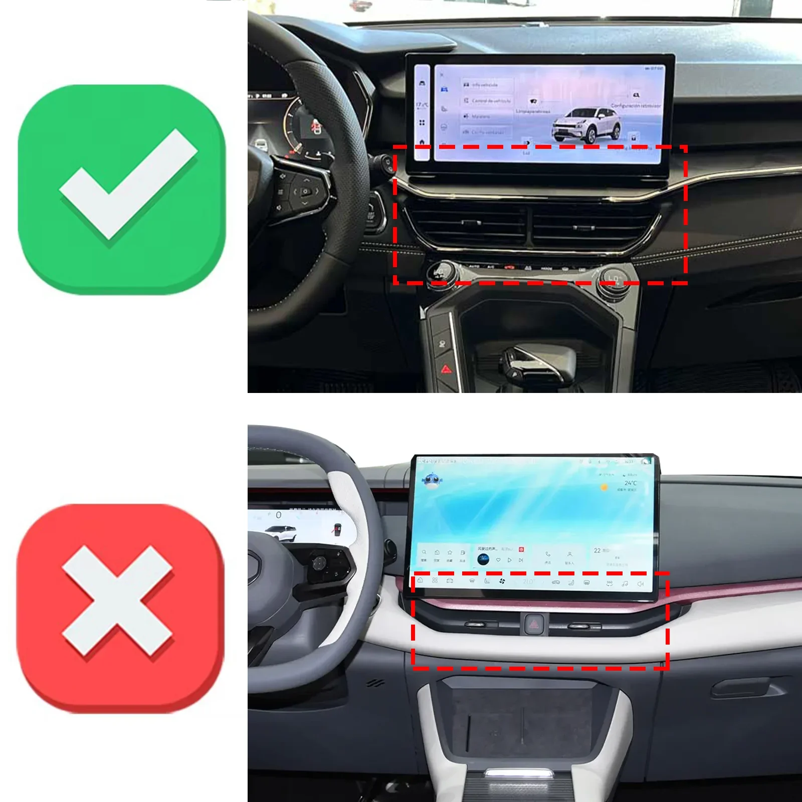 ​ ​ مناسب لـ Lynk & Co 06 2024 2025 حامل هاتف قاعدة الشاشة ​ ​   مشبك آمن للسيارة ​ ​   اكسسوارات
