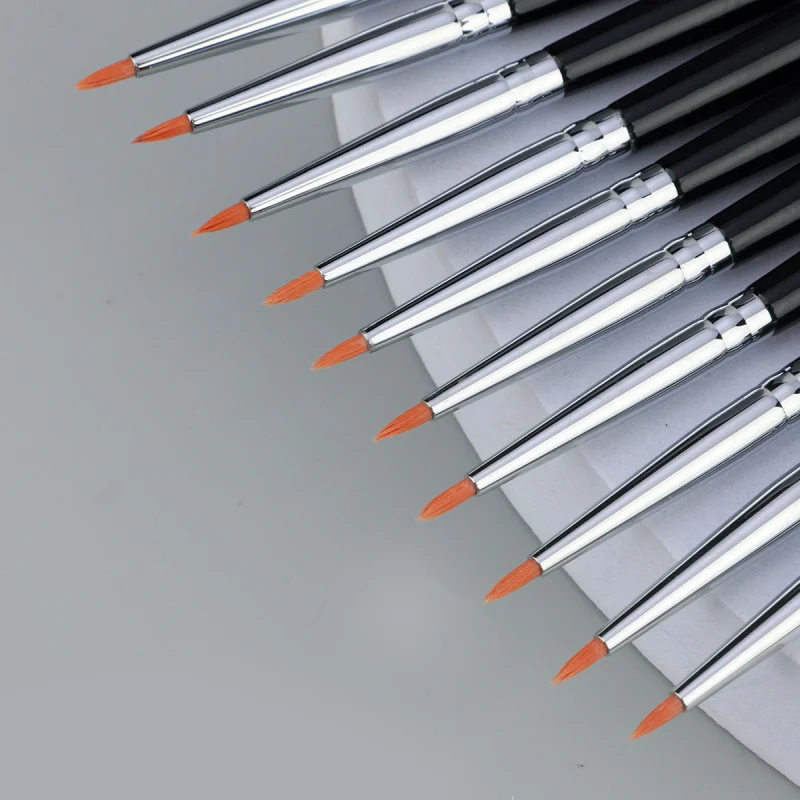 Factory Direct Sale Beauty Tools Eyeliner Brush Fine Drawing Aegyo-sal Eyelid to Tear Trough Eye Detail Brush Makeup Special