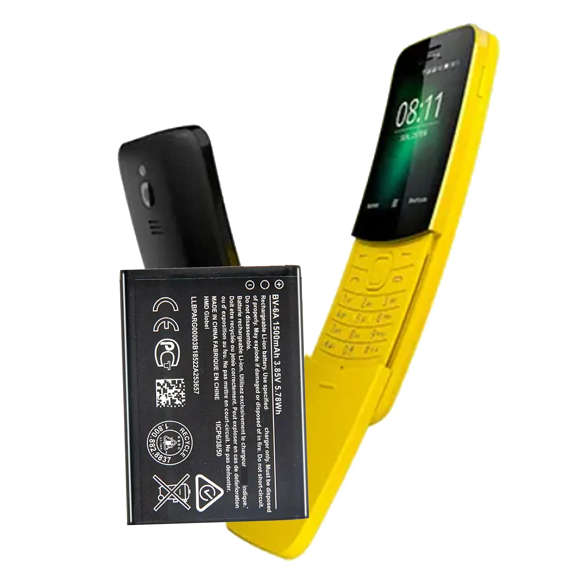 Original 1500mah bv 6a bv6a BV-6A batterie für Nokia Banane c5-03 4g Batterien Batterie