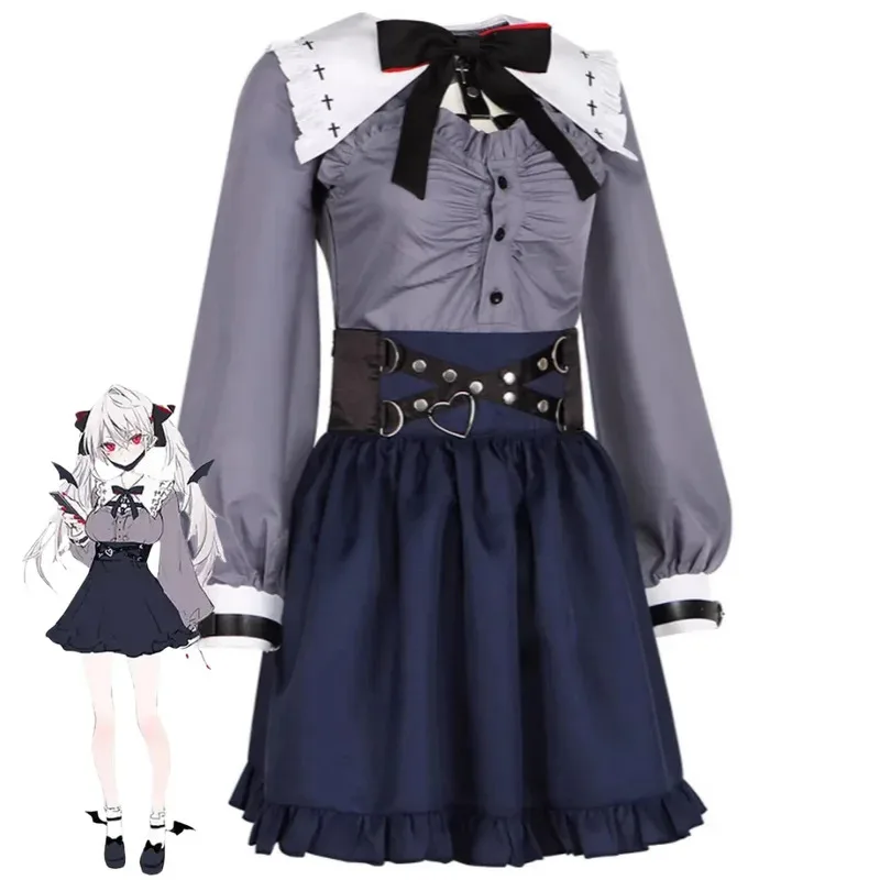 تم تحويل YouTube Kuzuha الافتراضي أنيمي إلى الزي التنكري سانيا، مناسب لحفلات الهالوين وعيد الميلاد.