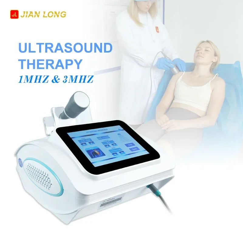 In stock 2025 Dual Frequency 1MHz & 3MHz Ultrasonic Body Ultrasound Machine