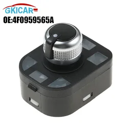 4F0959565A Master Adjust Knob Mirror Switch Button Rear Mirror For Audi A4 S4 B6 A6 Quattro Q7 R8 TT RS4 2001 2012
