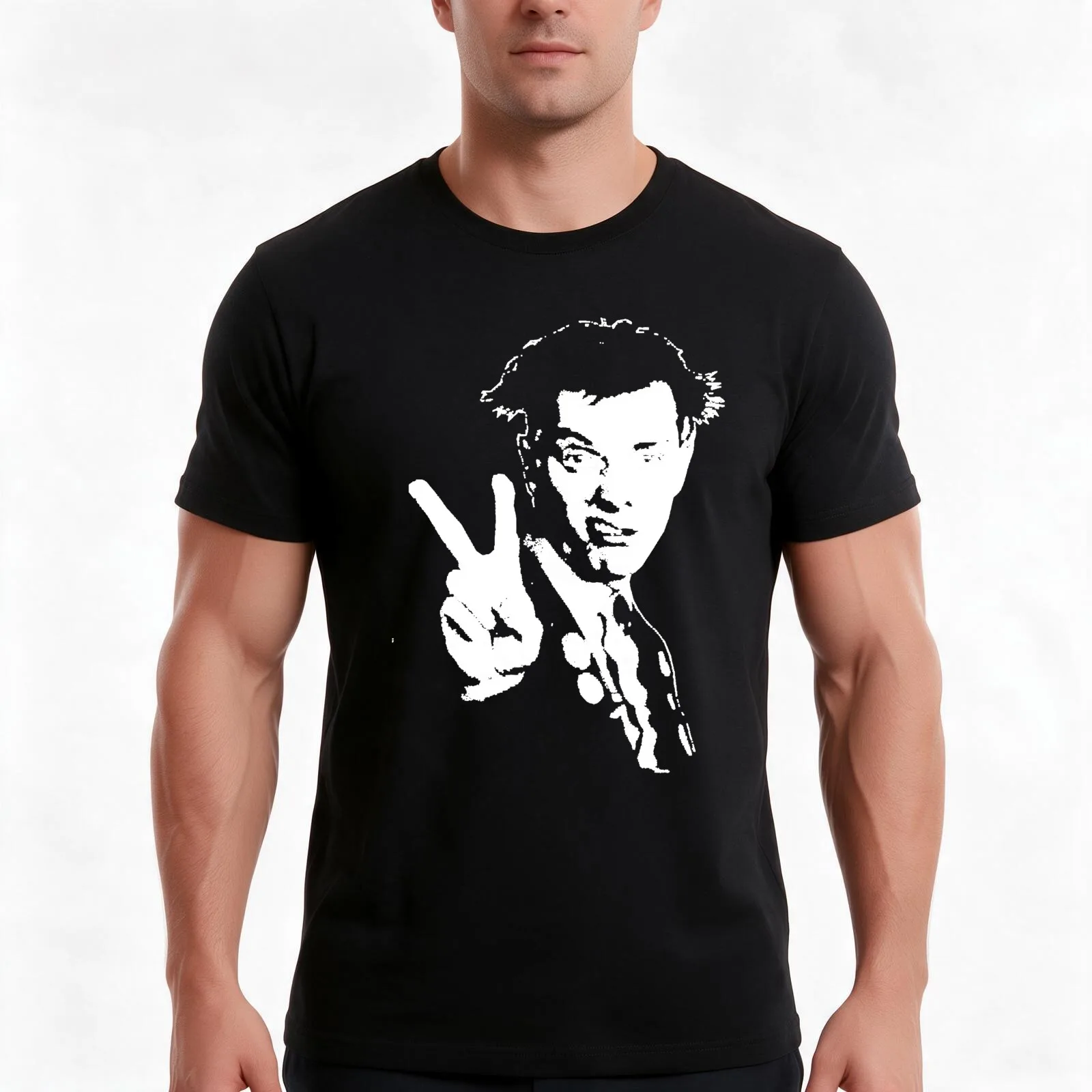 He Young Ones Funny T-Shirt, Summer Casual Cotton Tee, Oversized Streetwear Tops, Vintage Graphic Print, Loose Fit Short Sleeve